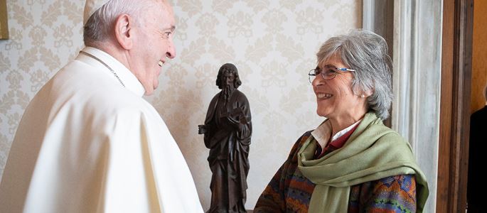 Die Argentinierin Maria Lia Zervino trifft Papst Franziskus