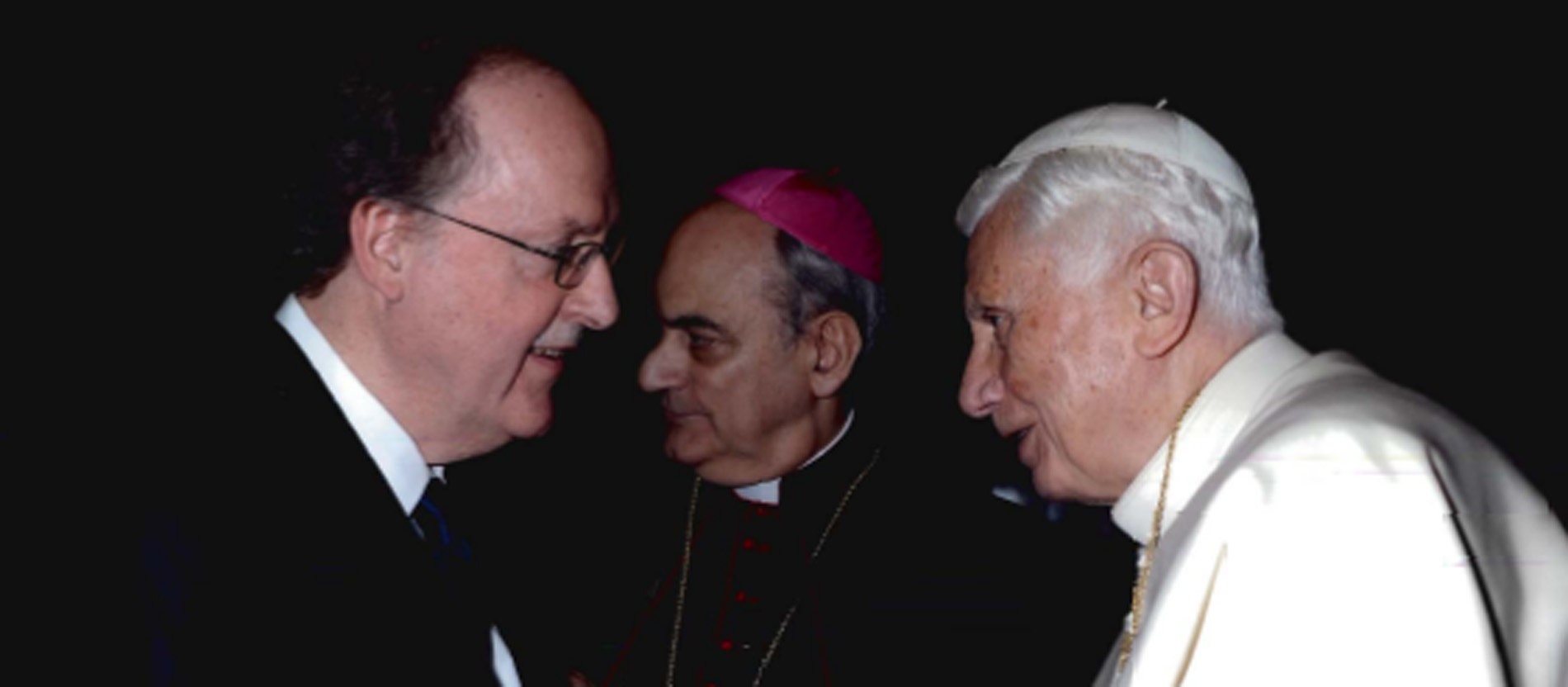 Professor Joachim von Braun und Papst Benedikt XVI.
